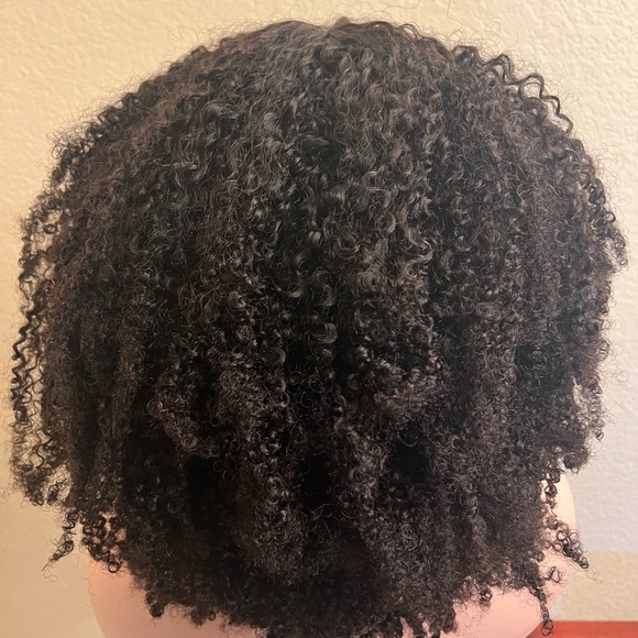 ARUKIHAIR Afro Kinky Curly Wig Bang 200Density Virgin Brazilian Human Hair 22 in - Picture 9 of 13